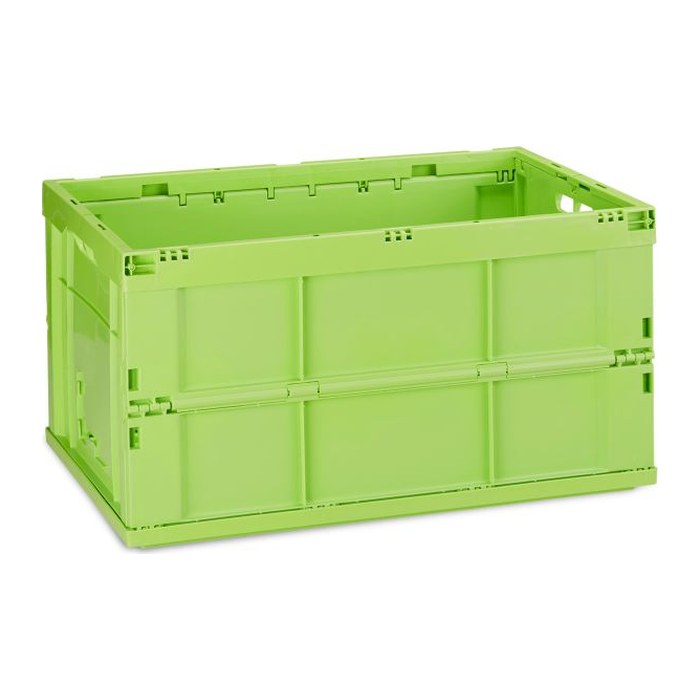 relaxdays Klappbox 60,0 l grün 58,5 x 40,0 x 31,5 cm, 1 St.