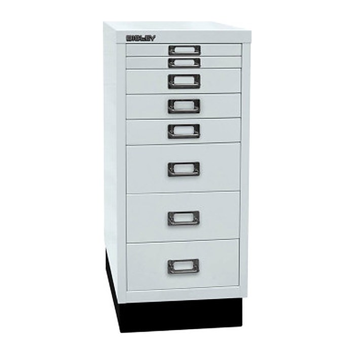 BISLEY MultiDrawer™ L298S Schubladenschrank lichtgrau 8 Schubladen 27,8 x 38,0 x 67,0 cm, 1 St.