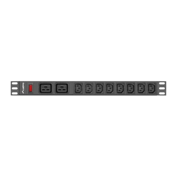 LANBERG 19" PDU-Steckdosenleiste 1U 2xC19 8xIEC C13,C20 16A