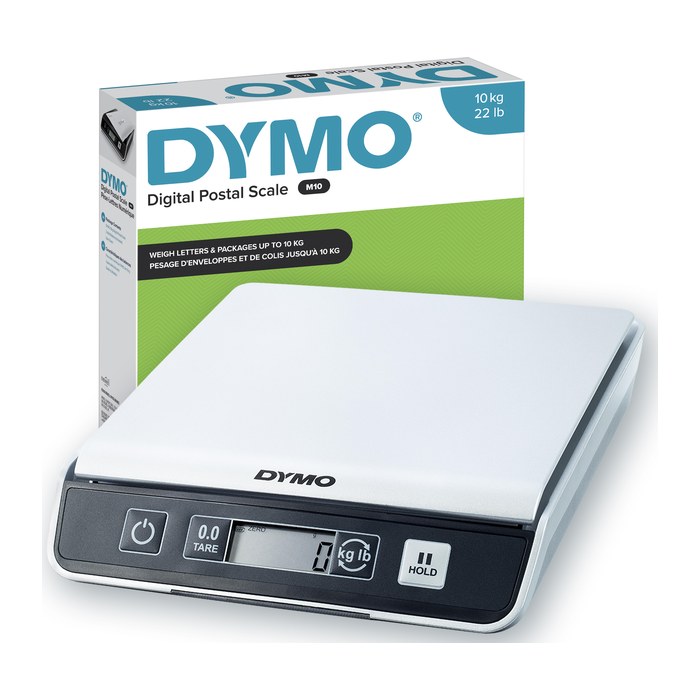 DYMO Briefwaage M10 silber für max. 10,0 kg