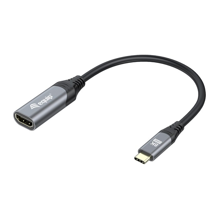 Equip Adapter USB-C->HDMI2.1 St/Bu 8K/ 60Hz 0.15m PVC