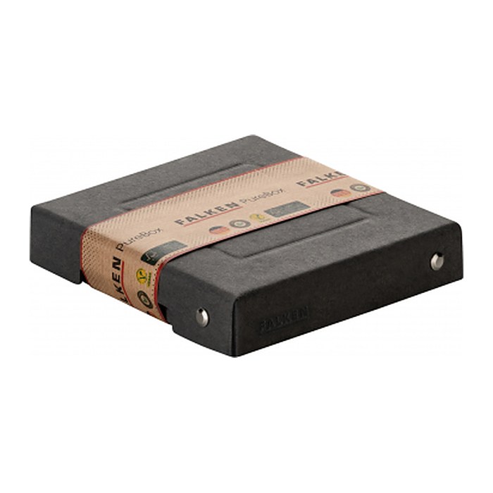 FALKEN PURE 120x120mm Aufbewahrungsbox 310 Blatt schwarz 13,0 x 13,0 x 2,5 cm, 1 St.