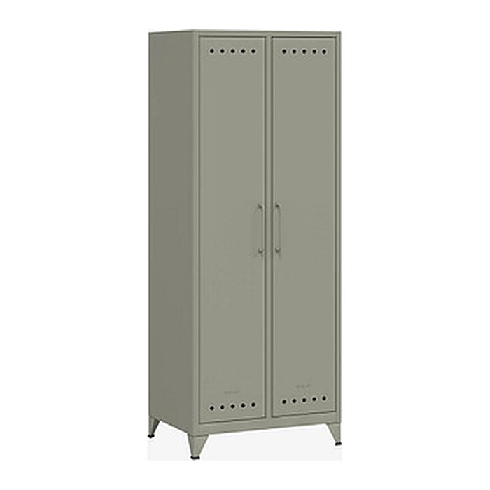 BISLEY Stahlschrank Fern Maxi FERMAX645 lichtgrau 1 Fachboden 70,0 x 51,0 x 180,0 cm, aufgebaut, 1 St.