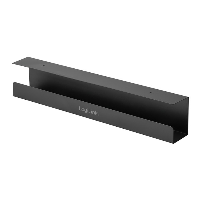 Logilink Kabelsmanagementsystem m.Untertischmontage, schwarz