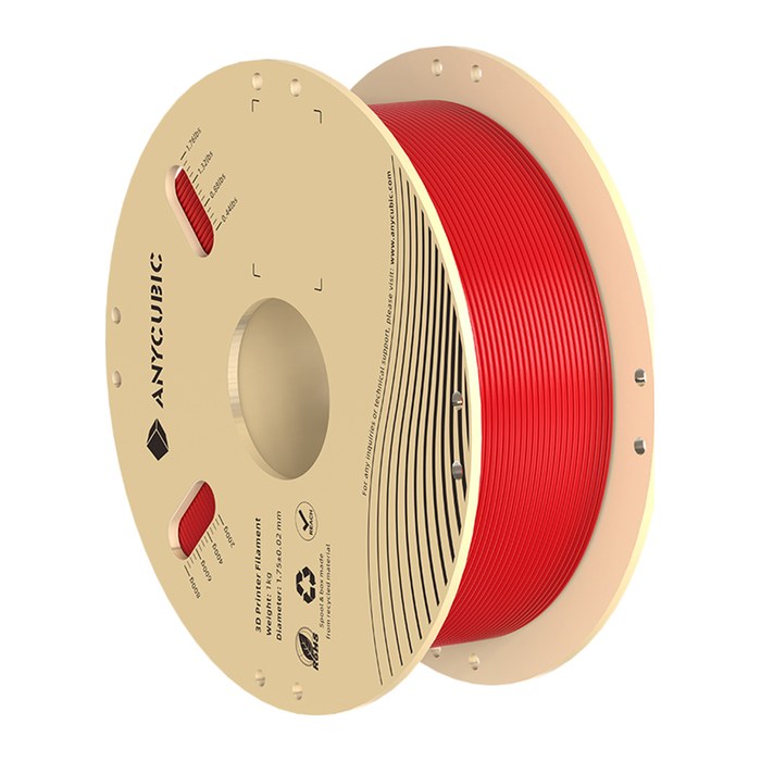 ANYCUBIC PLA Filament-Rolle Basic rot 1,75 mm