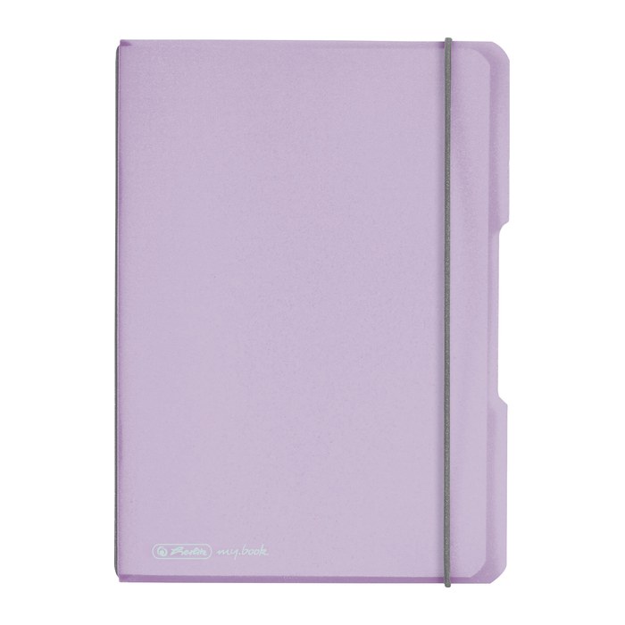 herlitz Notizbuch my.book DIN A5 kariert, flieder Softcover 80 Seiten, 1 St.