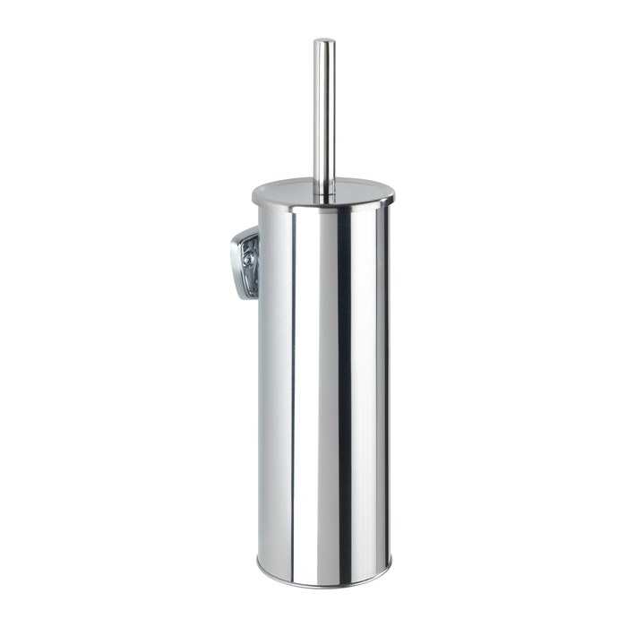 WENKO WC-Garnitur Basic silber Metall, 1 St.