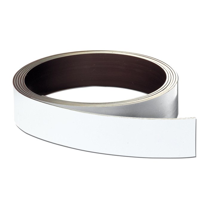 FRANKEN Magnetband weiß 2,0 cm x 10,0 m, 1 St.