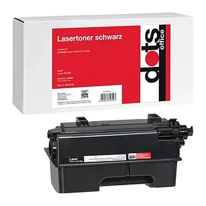 dots schwarz Toner kompatibel zu KYOCERA TK-3440
