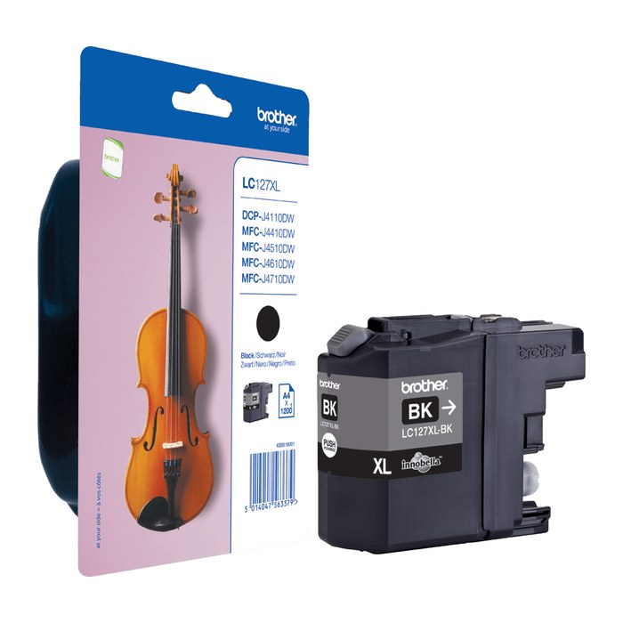 brother LC-127XLBK schwarz Druckerpatrone