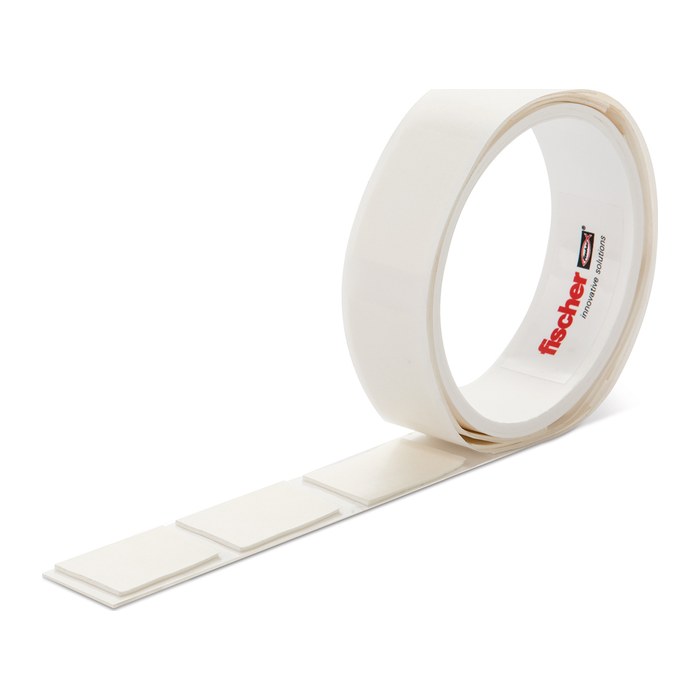 fischer GOW Klebestreifen für max. 2,5 kg, 22,0 x 36,0 mm, 20 St.