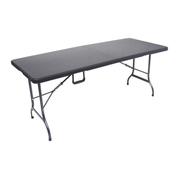 Garden Pleasure Gartentisch Ventana schwarz rechteckig 180,0 x 75,0 x 72,0 cm