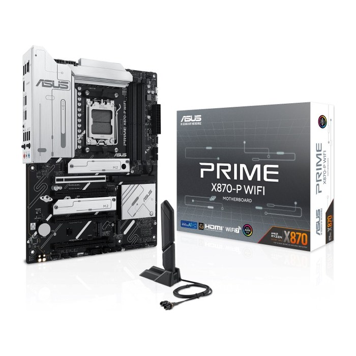 ASUS Prime X870-P WIFI Mainboard, AM5, ATX,  X870, 256 GB