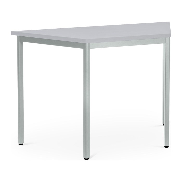 Mehrzwecktisch Trapez – Gestell in Lichtgrau (1200 x 600 x 750 mm)