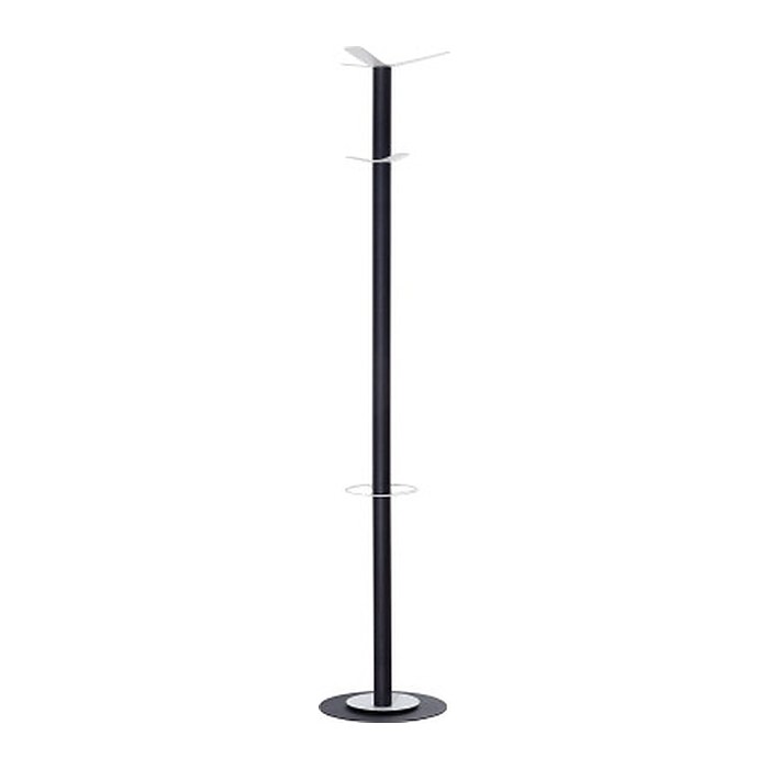 PAPERFLOW Kleiderständer easyCloth Steel Range Modell A anthrazit Metall 6 Haken 35,0 x 175,0 cm, 1 St.
