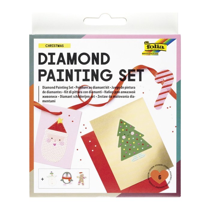 folia Diamond Painting Christmas mehrfarbig