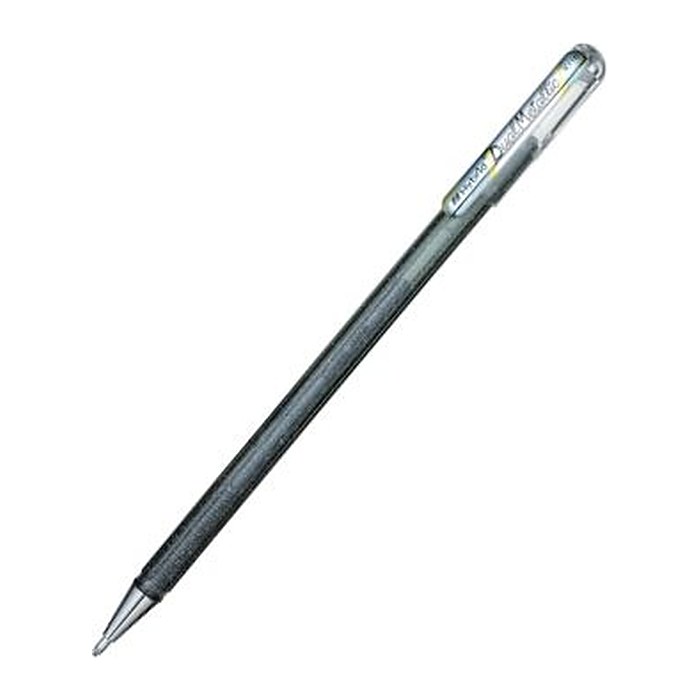 Pentel Hybrid Dual Metallic Gelschreiber 0,5 mm, Schreibfarbe: silber, 1 St.