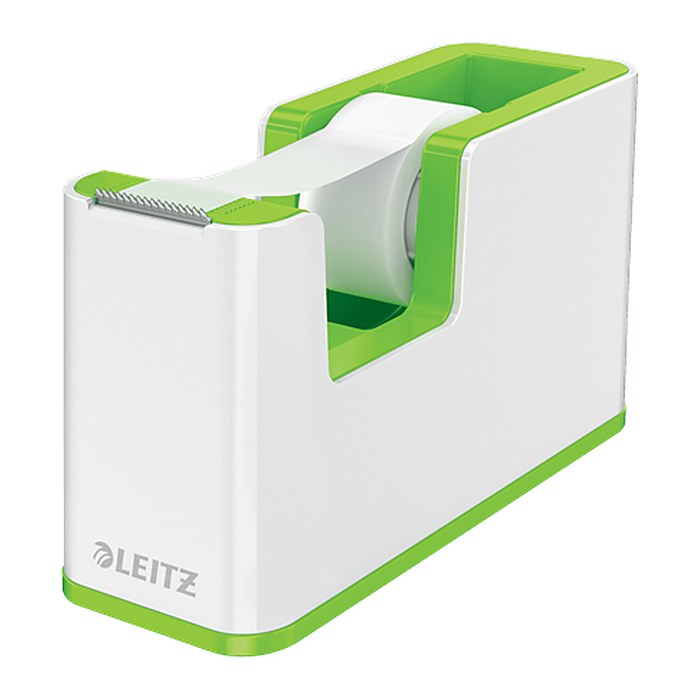 LEITZ Tischabroller WOW Duo Colour perlweiß/grün