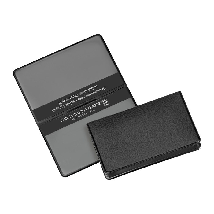 VELOFLEX Kreditkartenhülle Document Safe® schwarz 9,3 x 5,9 cm, 1 St.