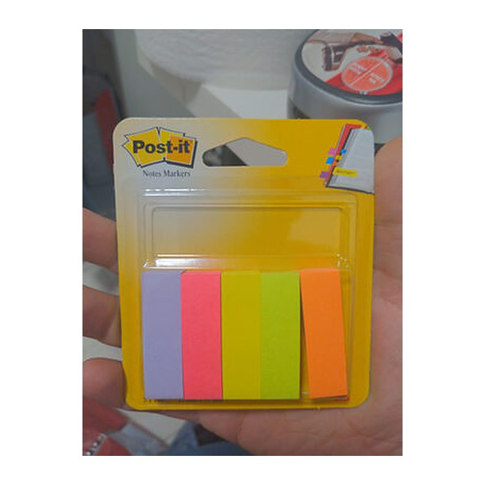 Post-it® Notes Markers Haftmarker farbsortiert 5x 100 Streifen
