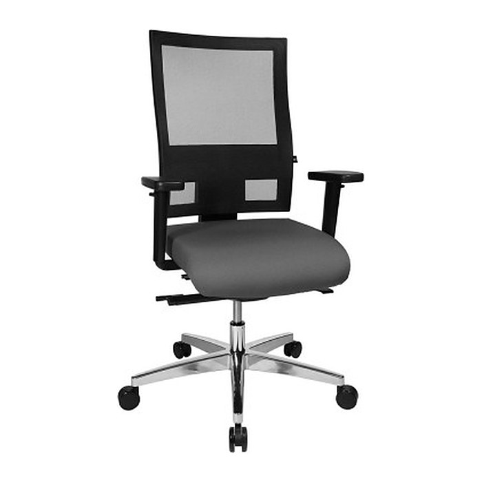 Topstar Bürostuhl Sitness 60, PS69BH W52 Stoff anthrazit, Gestell alu