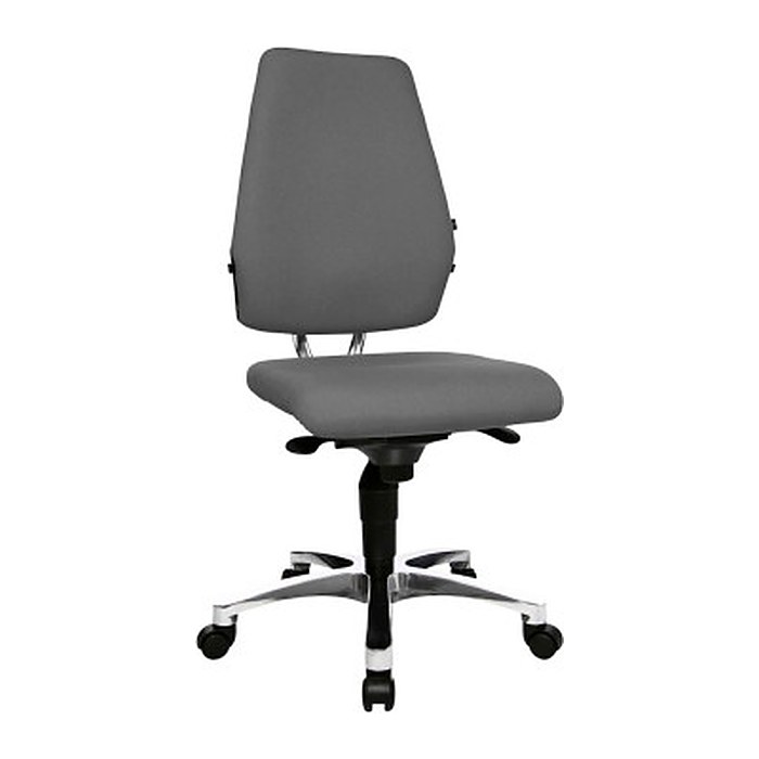Topstar Bürostuhl Body Balance S30, SI99T23 Stoff grau, Gestell alu