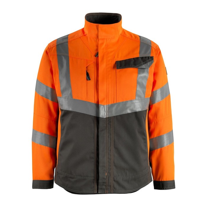 MASCOT® unisex Warnjacke Oxford warnorange, anthrazit Größe L