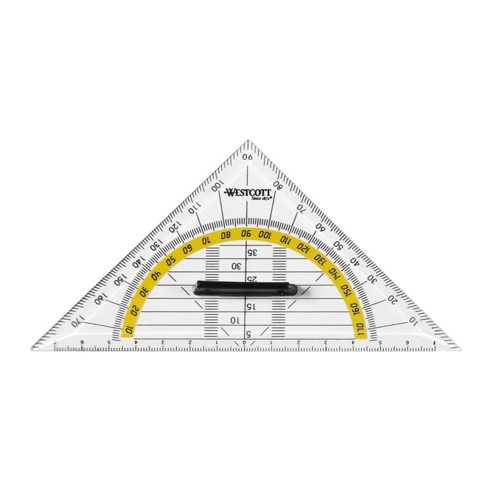 WESTCOTT Geometrie-Dreieck 16,0 cm