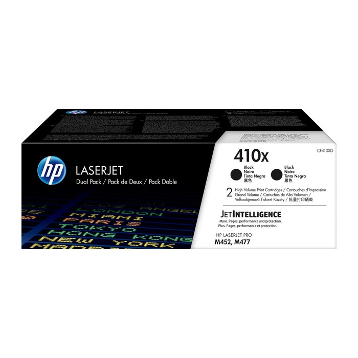 HP 410X (CF410XD) schwarz Tonerkartuschen, 2er-Set