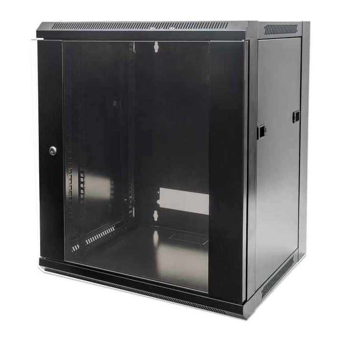 INTELLINET Wandverteiler 6HE 570x450mm schwarz,unmontiert