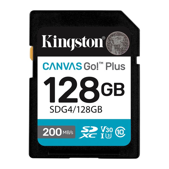 SD Card 128GB Kingston SDXC Canvas Go Plus C10 retail