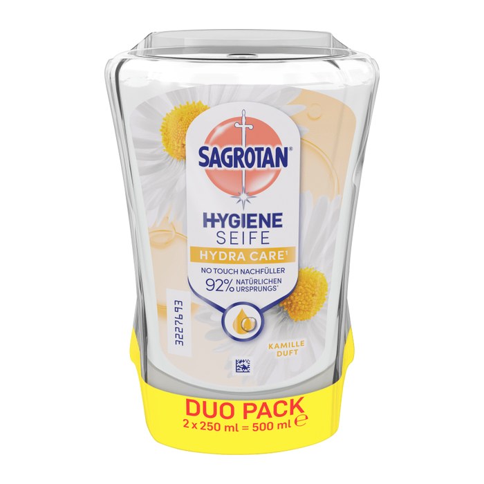SAGROTAN® NO-TOUCH Flüssigseife Nachfüllpackung 250,0 ml, 2 St.