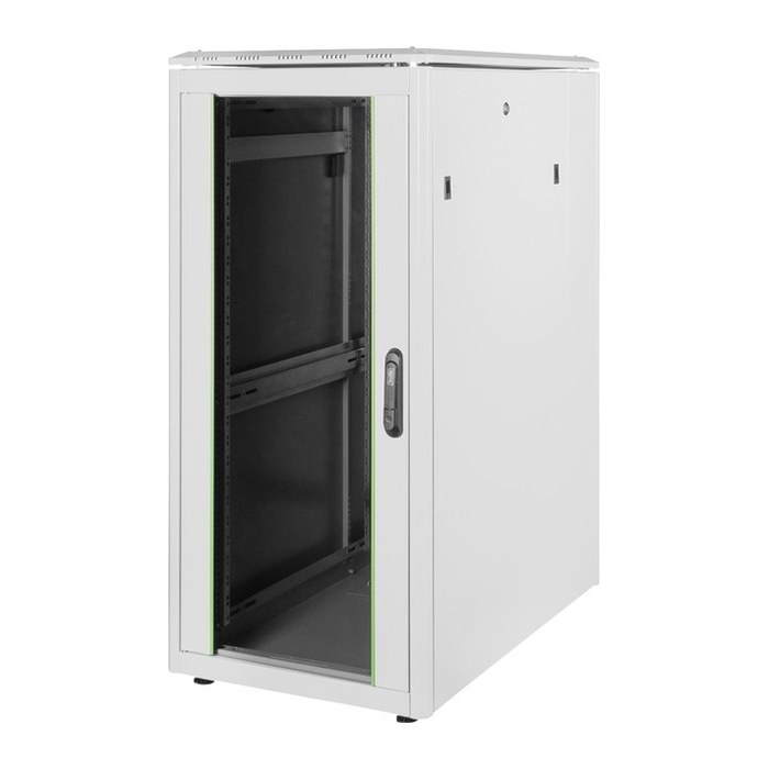 DIGITUS Netzwerkschrank Unique 26HE 1342x600x1000mm grau (Speditionsversand)