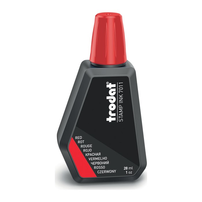 trodat Stempelfarbe rot 28ML 7011/SB