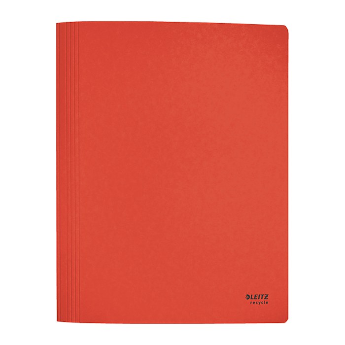 LEITZ Schnellhefter Recycle 3904 Karton rot DIN A4, 1 St.