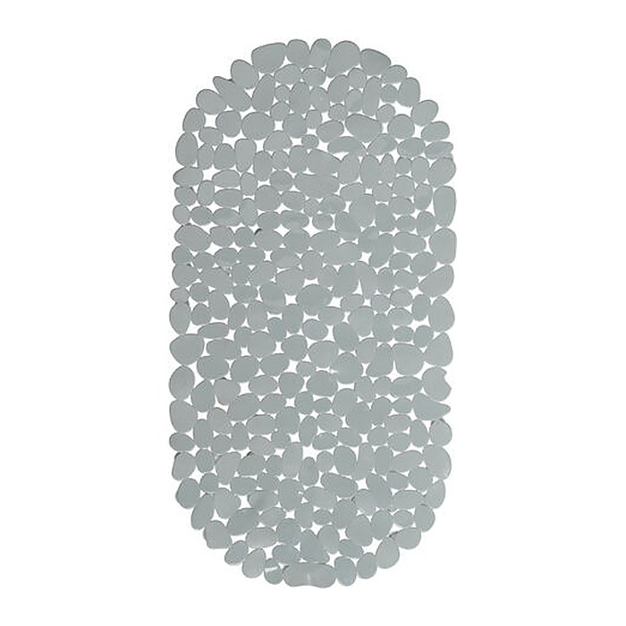 relaxdays Badewannenmatte grau 66,5 x 34,5 cm