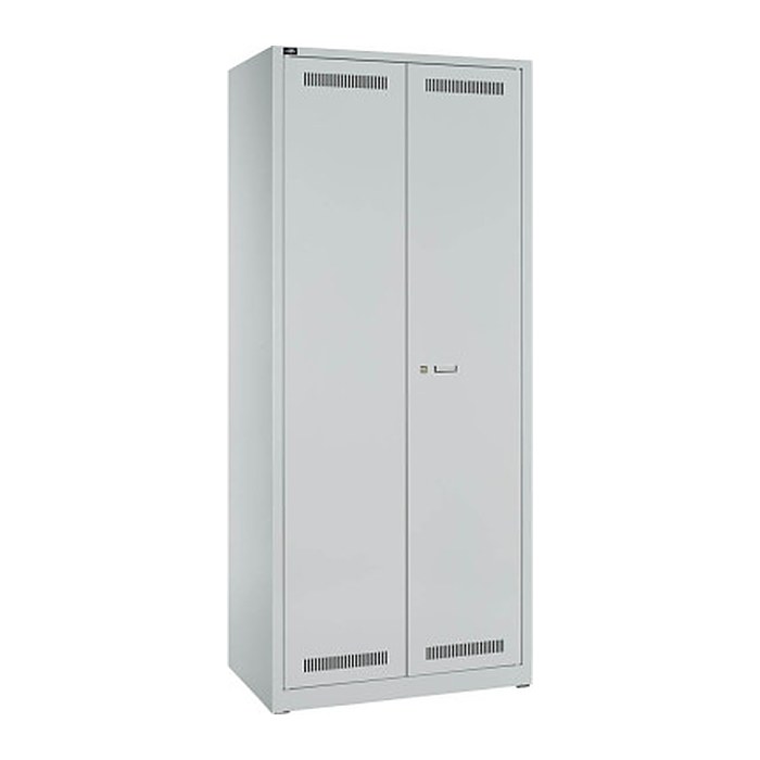 BISLEY LIGHT Putzmittelschrank GL08AZ-245 GL08AZ645 lichtgrau 4 Fachböden 80,0 x 50,0 x 185,0 cm, aufgebaut, 1 St.