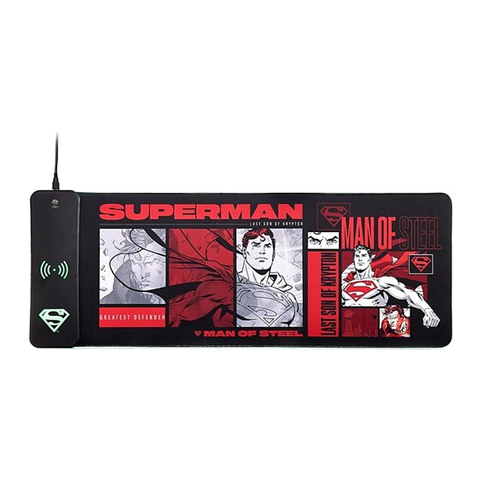 Numskull Mauspad DC Comics Superman wireless Charge 30x80cm