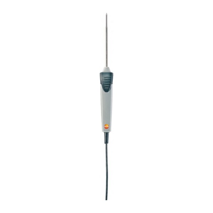 testo Pt100 Temperaturfühler für Lebensmittel schwarz, 1 St.