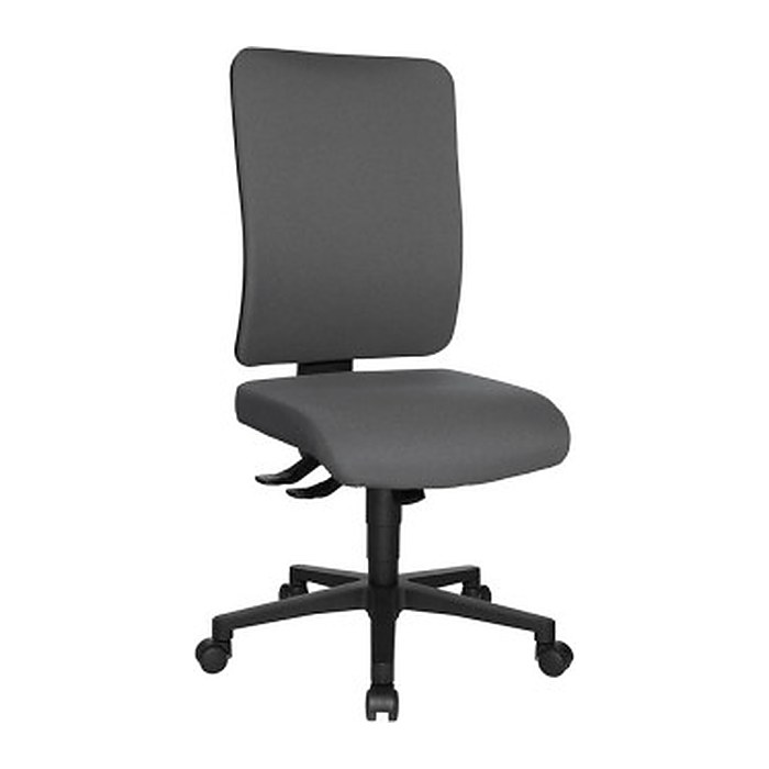 Topstar Bürostuhl Open X (P), OX4000 T23 Stoff grau, Gestell schwarz