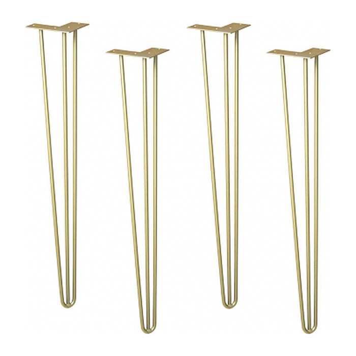 WAGNER® design yourself HAIRPIN ST 8275 Tischbeine gold , 4 St.