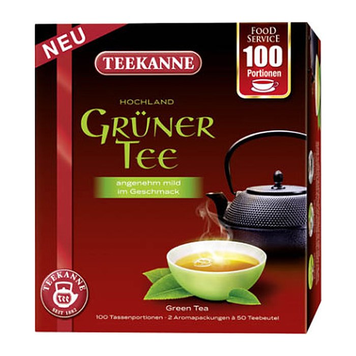 TEEKANNE Grüner Tee Tee 100 Portionen