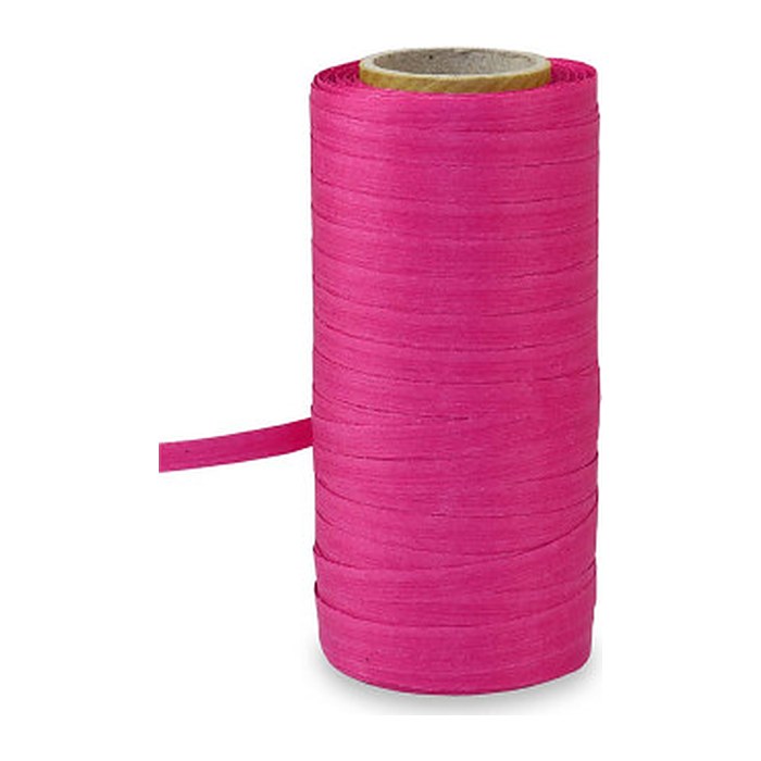 PRÄSENT Geschenkband COTTONFIELD matt pink 5,0 mm x 100,0 m