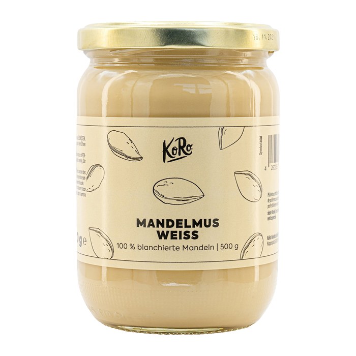 KoRo® Weißes Mandelmus Nussmus, 500,0 g