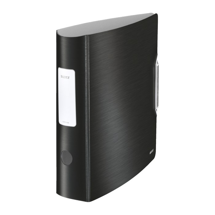 LEITZ Active Style 1108 Ordner satin schwarz Kunststoff 8,2 cm DIN A4, 1 St.