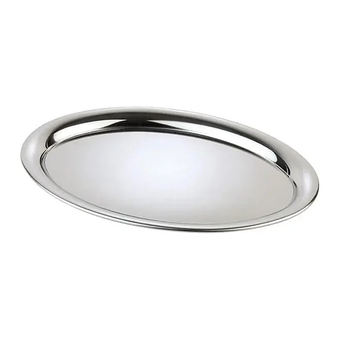 APS Tablett KAFFEEHAUS silber oval 26,5 x 19,5 cm, 1 St.
