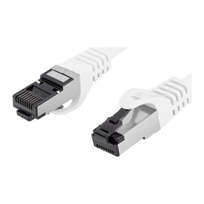 LANBERG Patchkabel CAT.8.1 S/FTP LSZH CU 0,5m Fluke Zert. wß
