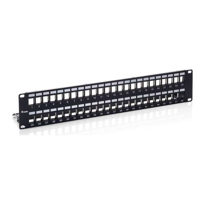Equip 19" Patchpanel 48xKeystones FTP 2U LSA/110 RAL9005