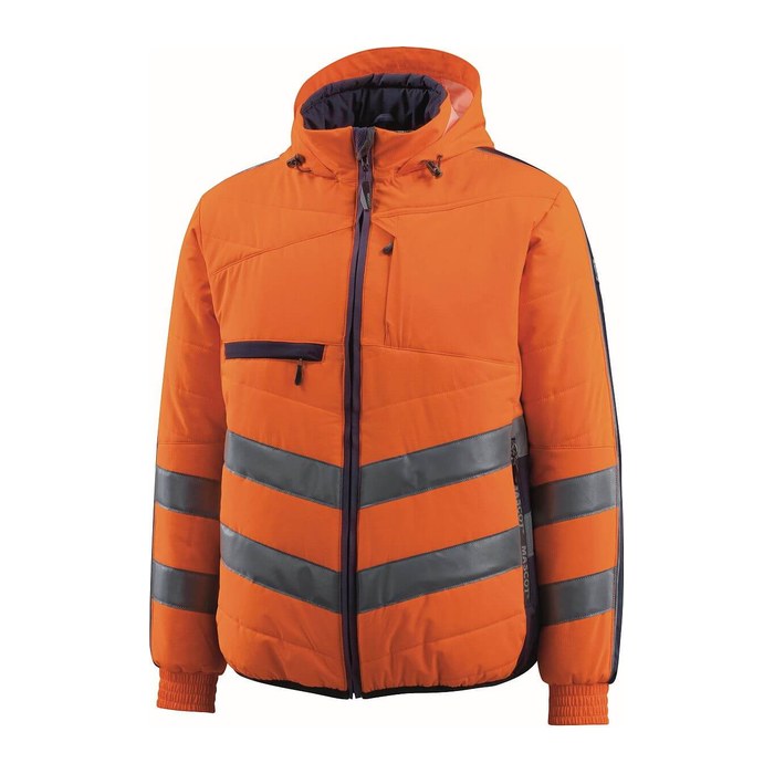 MASCOT® unisex Warnjacke Dartford  orange, schwarzblau Größe 3XL