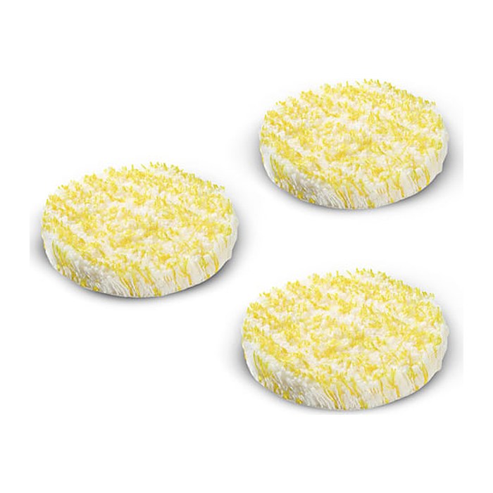 KÄRCHER Polierpads Mikrofaser 60 °C waschbar, 3 St.